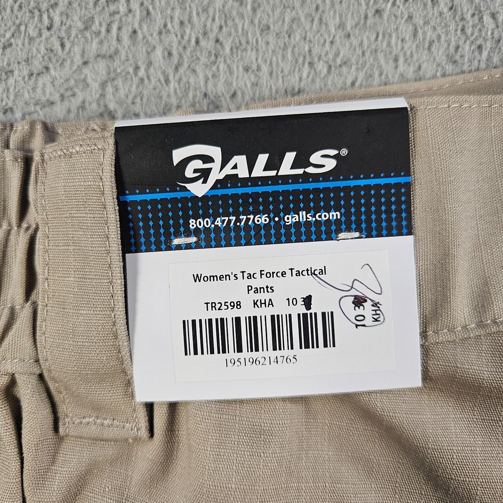 NEW GALLS Tac Force Tactical Pants Women Khaki Size 10‎ Inseam 31
